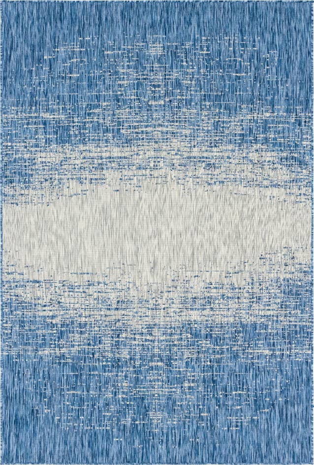 Detail image of 6' x 9' Easy-Clean Modern Indoor / Outdoor Rug