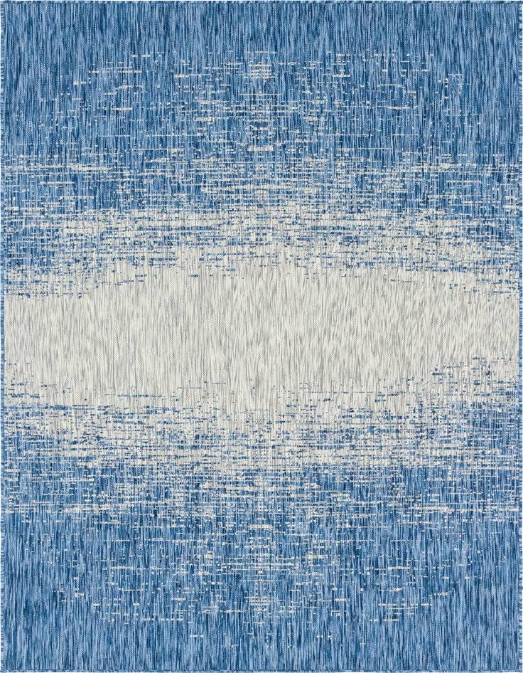 Detail image of 5' 3 x 8' Easy-Clean Modern Indoor / Outdoor Rug