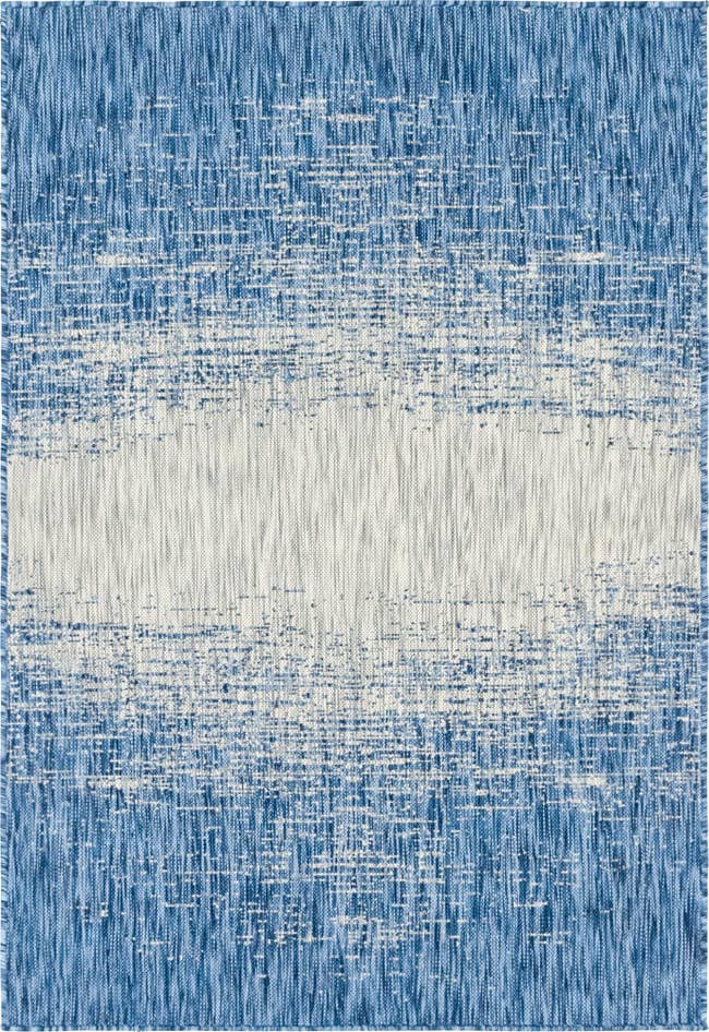Detail image of 4' x 6' Easy-Clean Modern Indoor / Outdoor Rug