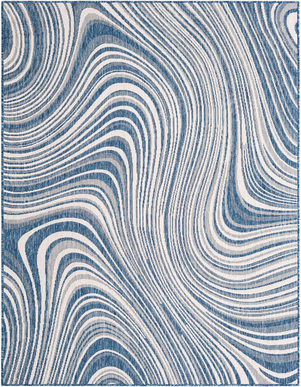 5' 3 x 8' Easy-Clean Modern Indoor / Outdoor Rug