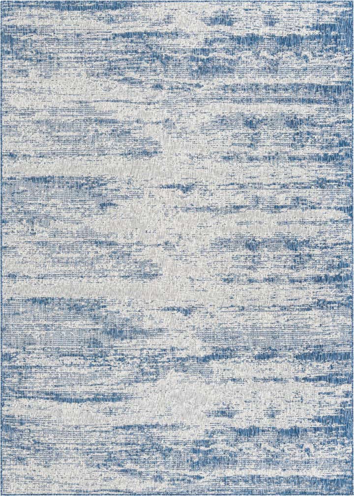 7' 10 x 11' Easy-Clean Modern Indoor / Outdoor Rug