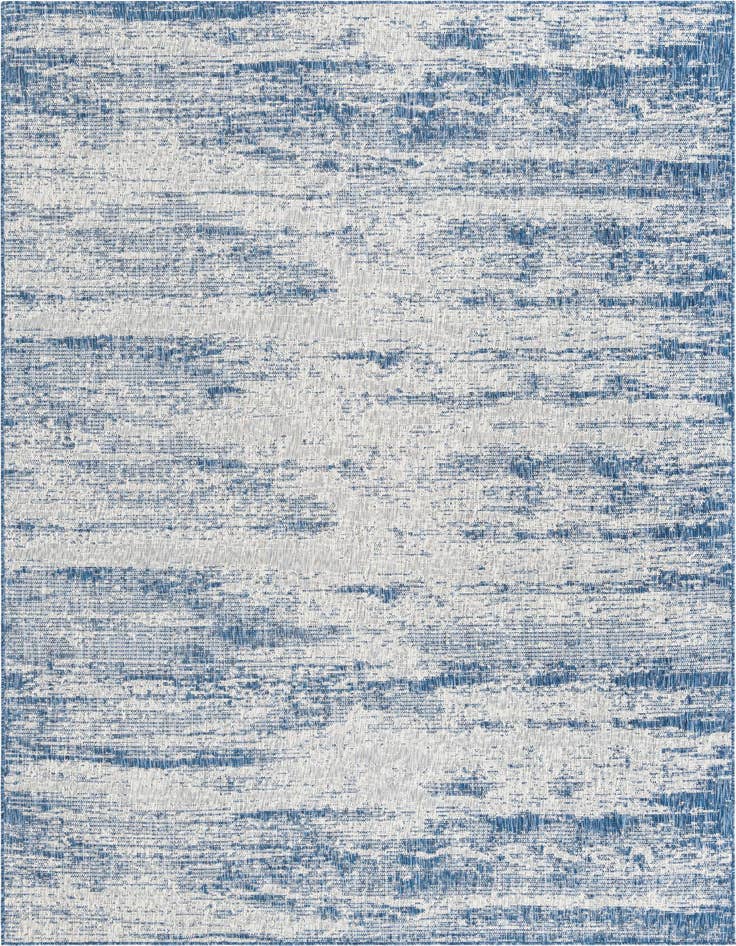 Detail image of 7' 10 x 11' Easy-Clean Modern Indoor / Outdoor Rug