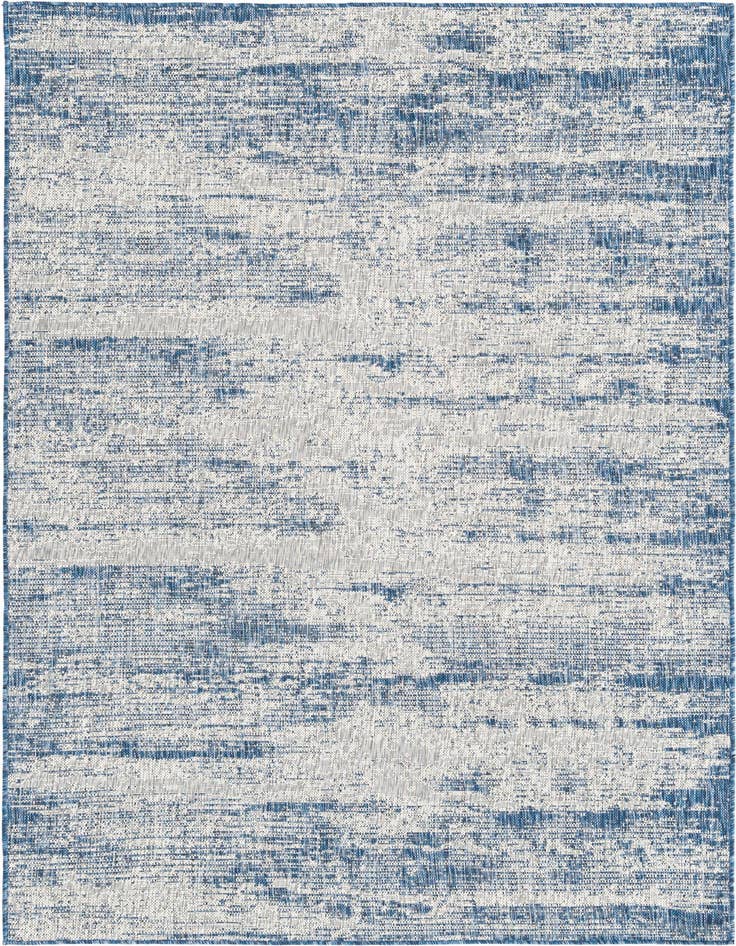 Detail image of 5' 3 x 8' Easy-Clean Modern Indoor / Outdoor Rug
