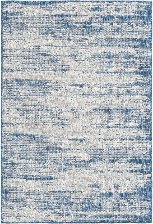 Detail image of 4' x 6' Easy-Clean Modern Indoor / Outdoor Rug