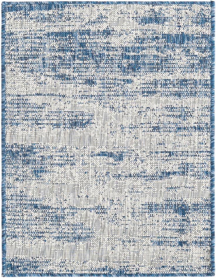 Detail image of 2' x 3' Easy-Clean Modern Indoor / Outdoor Rug