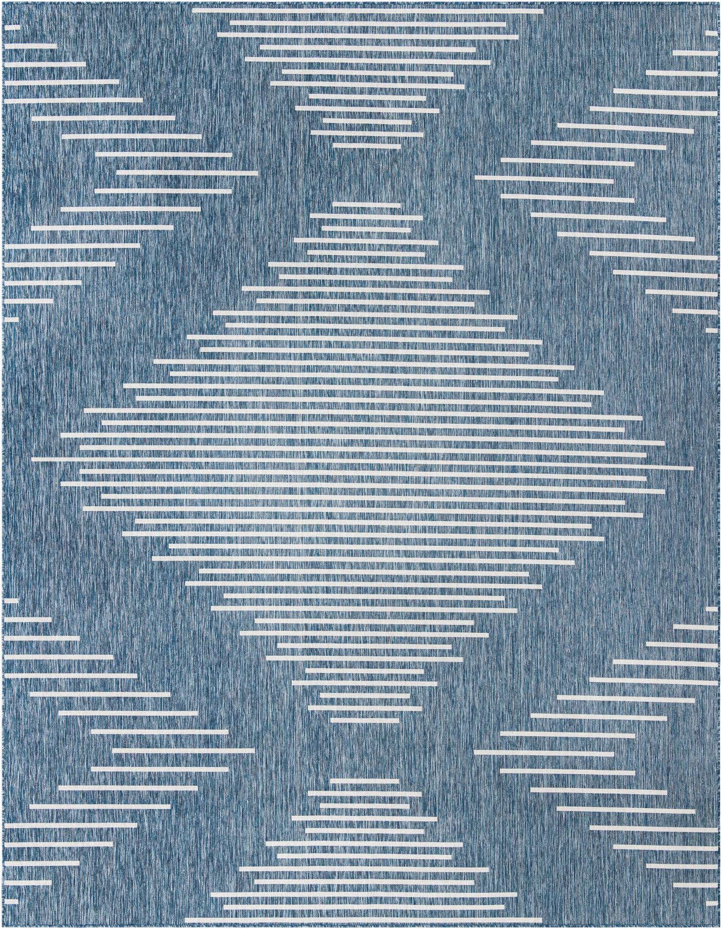 10' x 13' Easy-Clean Modern Indoor / Outdoor Rug