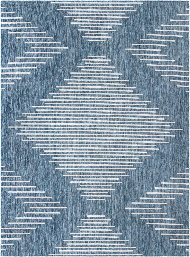 10' x 13' Easy-Clean Modern Indoor / Outdoor Rug