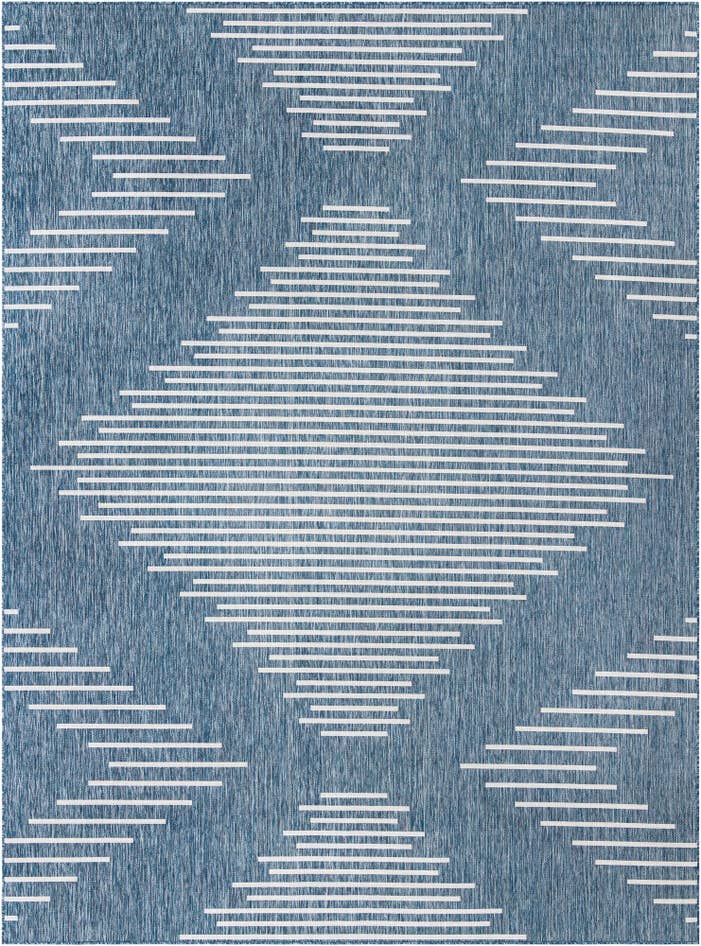 Detail image of 10' x 13' Easy-Clean Modern Indoor / Outdoor Rug