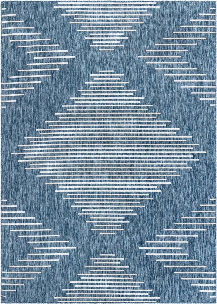 9' x 12' Easy-Clean Modern Indoor / Outdoor Rug