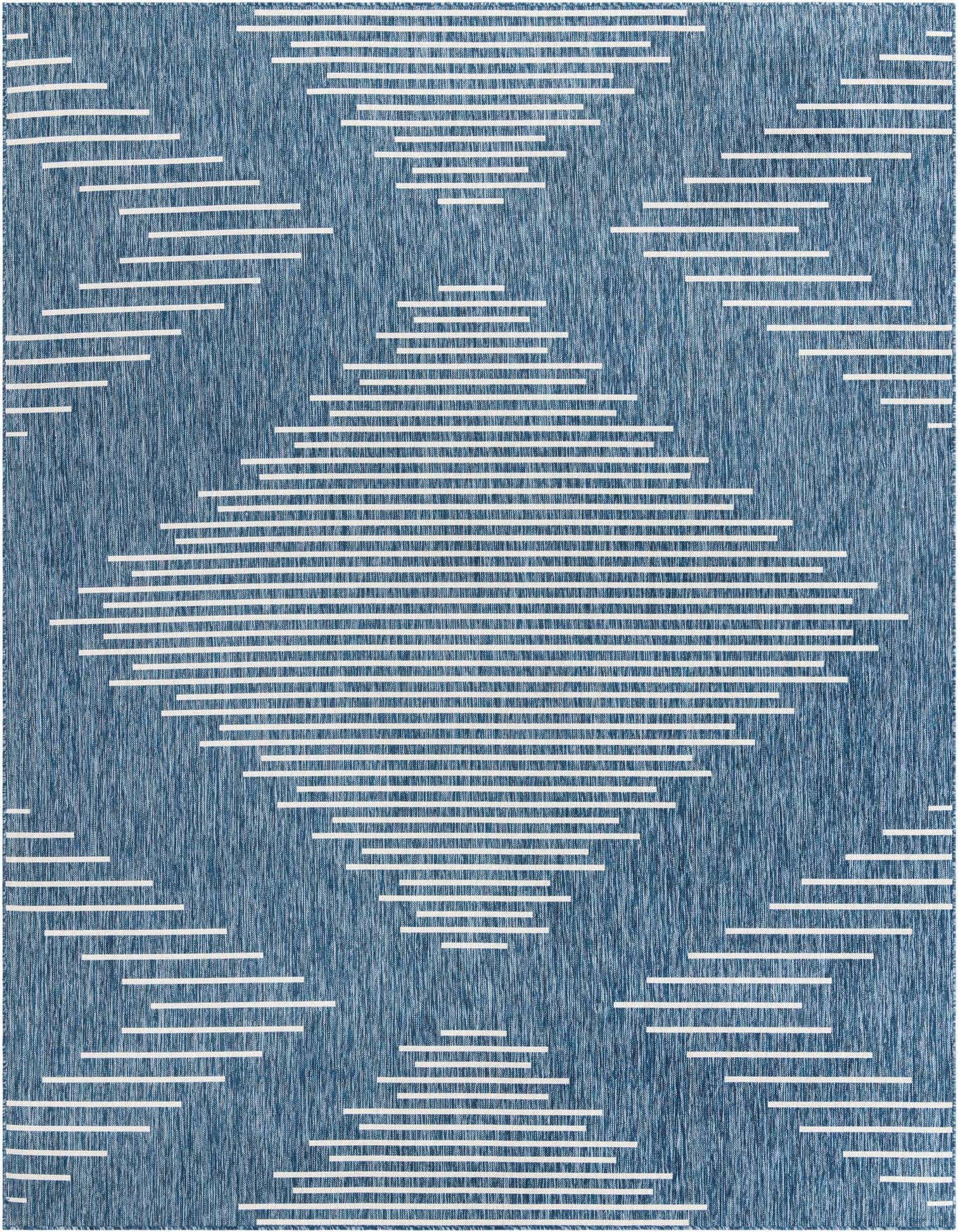 9' x 12' Easy-Clean Modern Indoor / Outdoor Rug