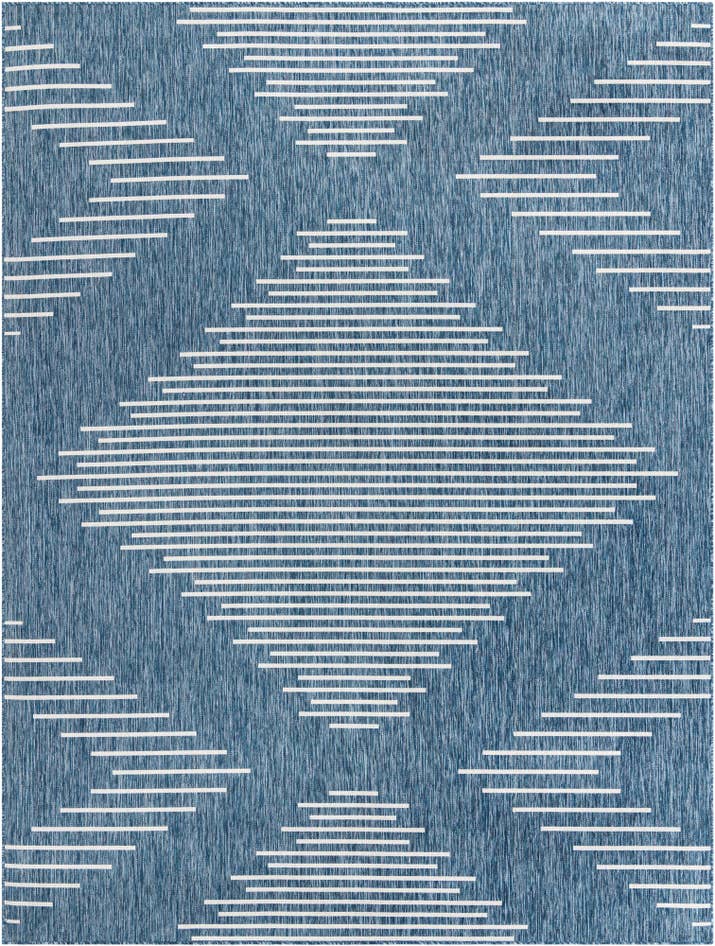 Detail image of 9' x 12' Easy-Clean Modern Indoor / Outdoor Rug