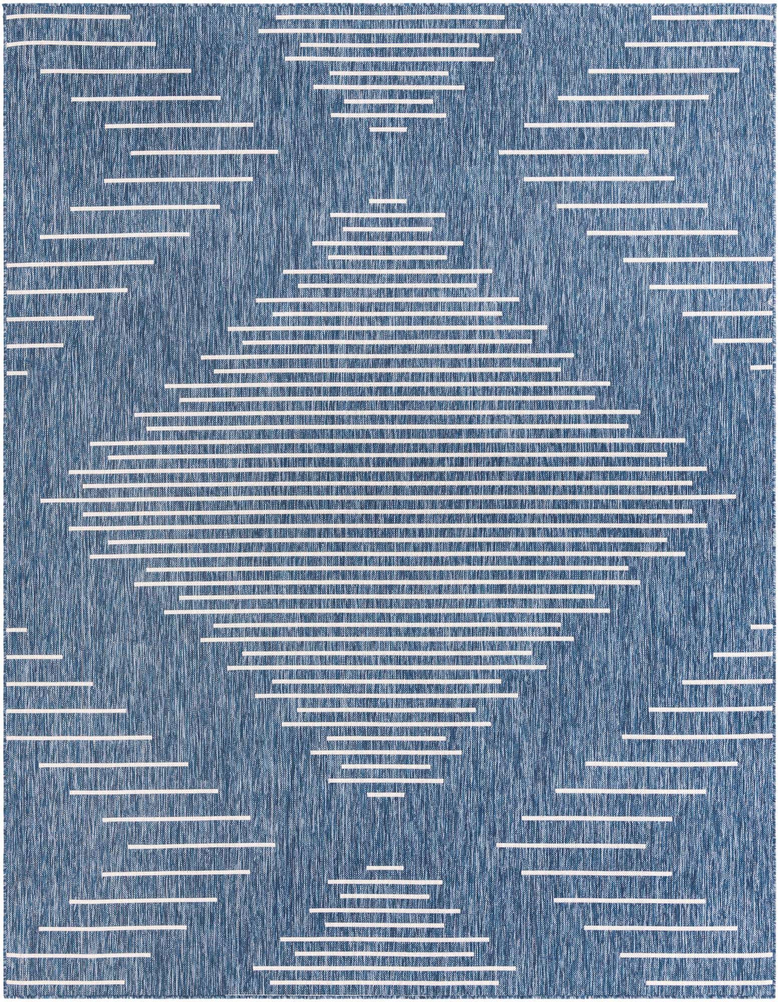 7' 10 x 10' Easy-Clean Modern Indoor / Outdoor Rug