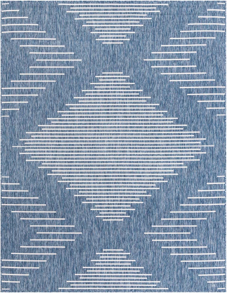 Detail image of 7' x 10' Easy-Clean Modern Indoor / Outdoor Rug