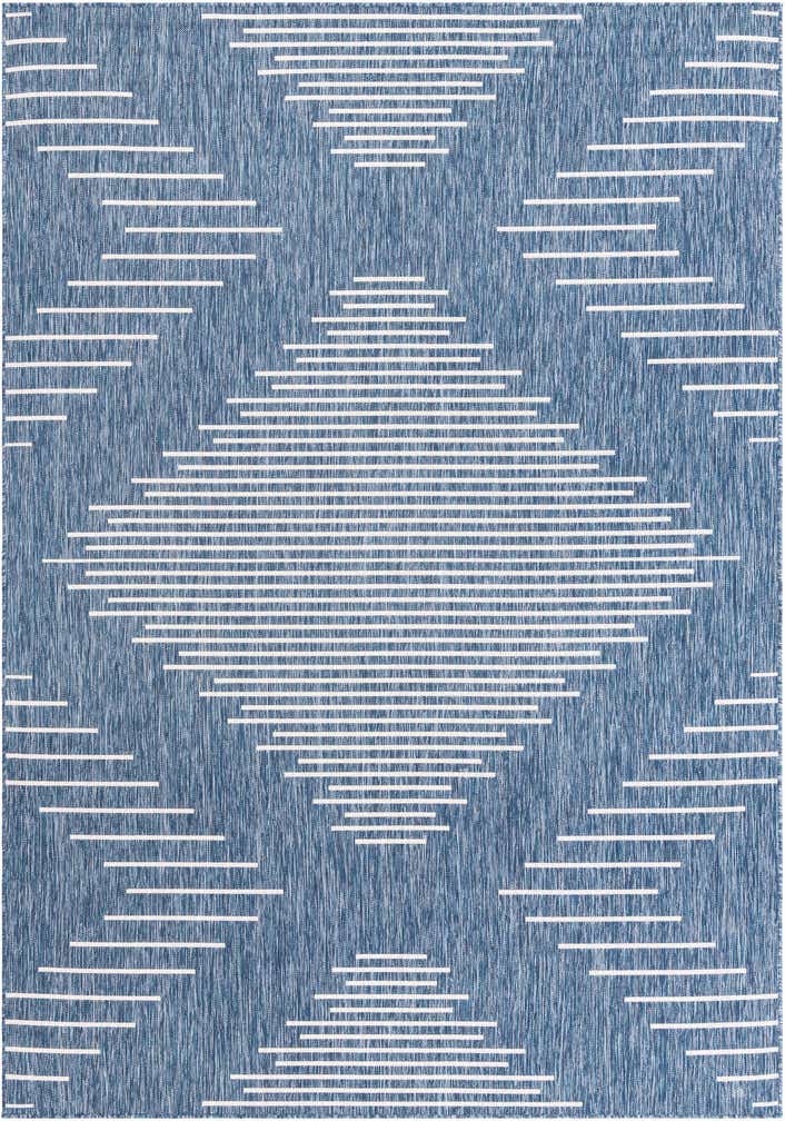 7' x 10' Easy-Clean Modern Indoor / Outdoor Rug