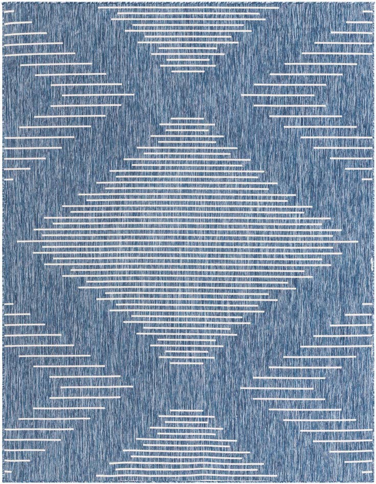 Detail image of 6' x 9' Easy-Clean Modern Indoor / Outdoor Rug