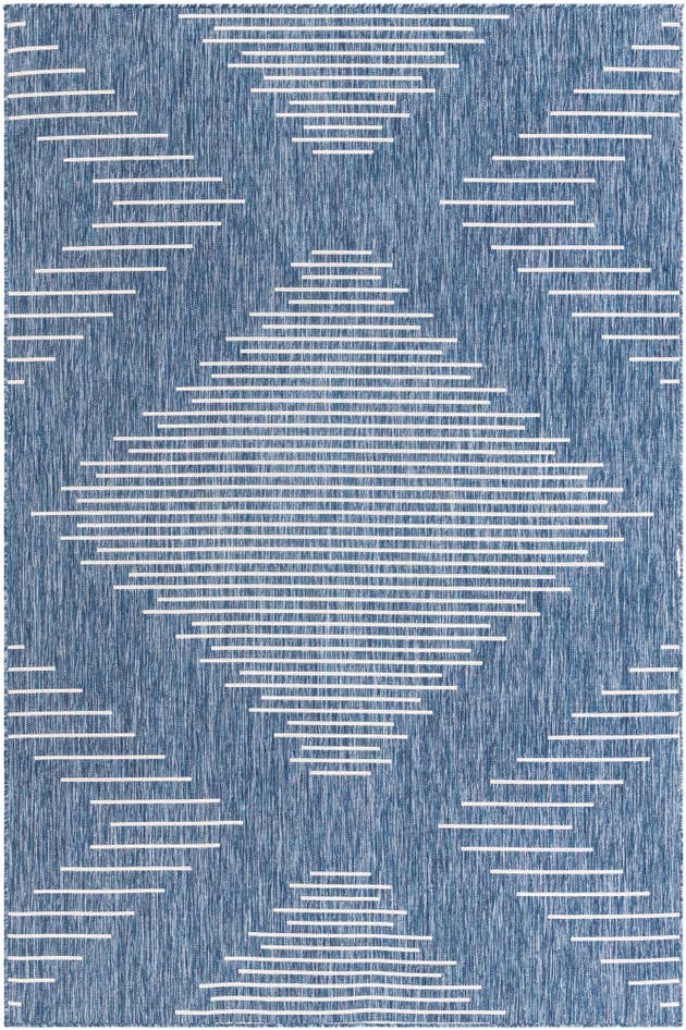 Detail image of 6' x 9' Easy-Clean Modern Indoor / Outdoor Rug