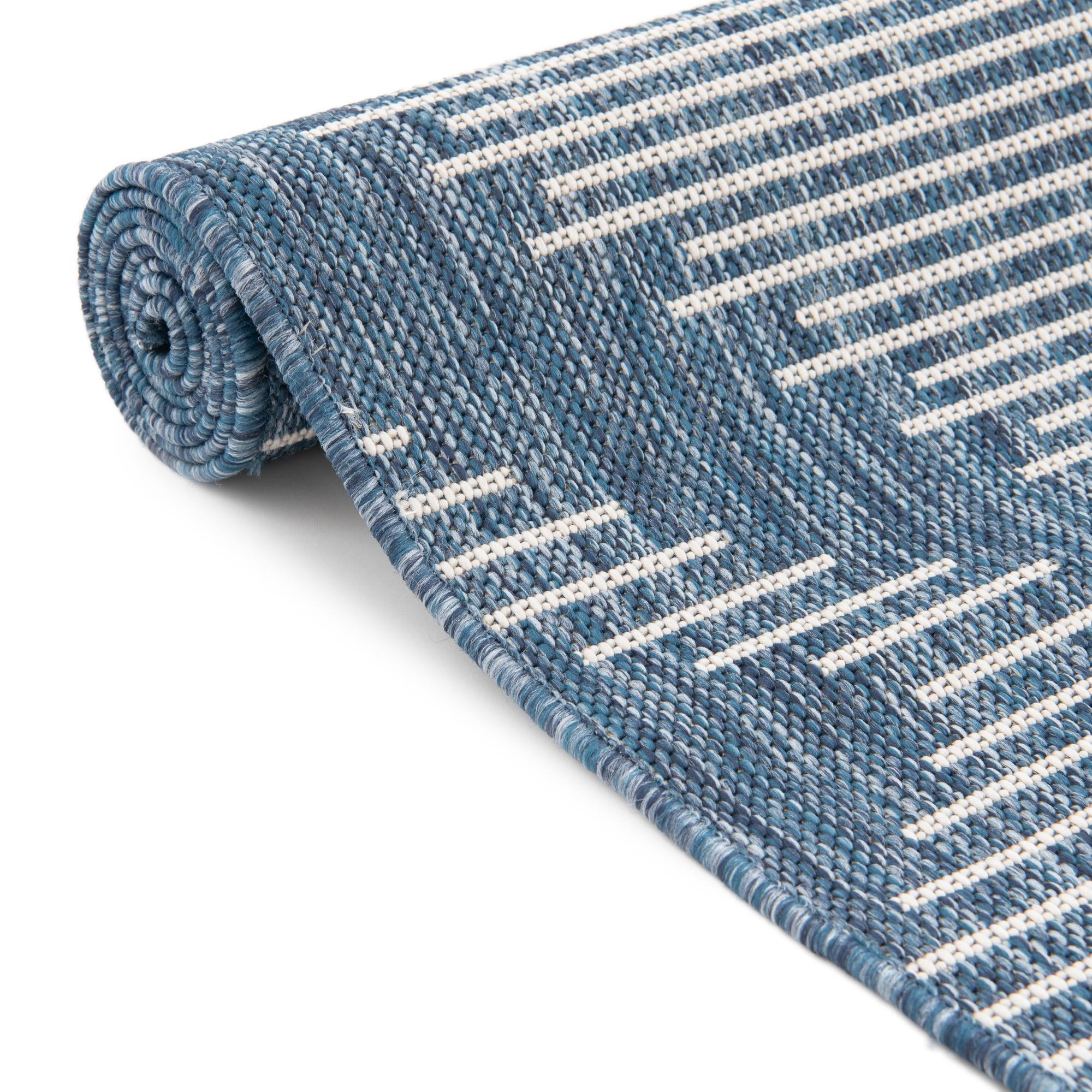 10' x 13' Easy-Clean Modern Indoor / Outdoor Rug