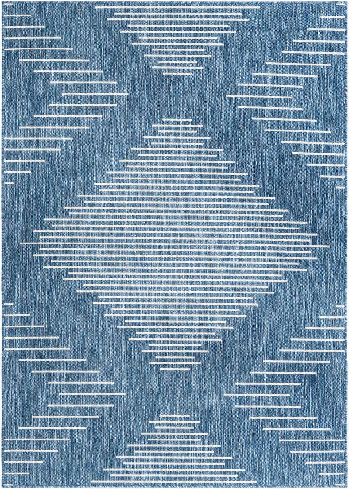 5' 3 x 8' Easy-Clean Modern Indoor / Outdoor Rug