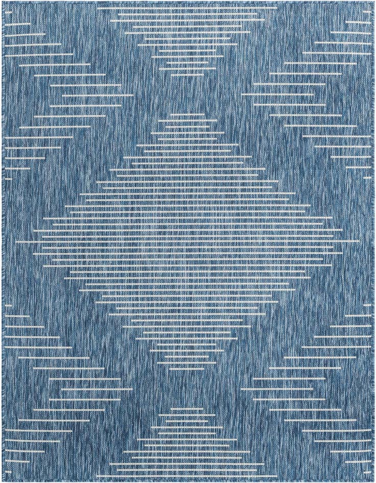 Detail image of 4' x 6' Easy-Clean Modern Indoor / Outdoor Rug