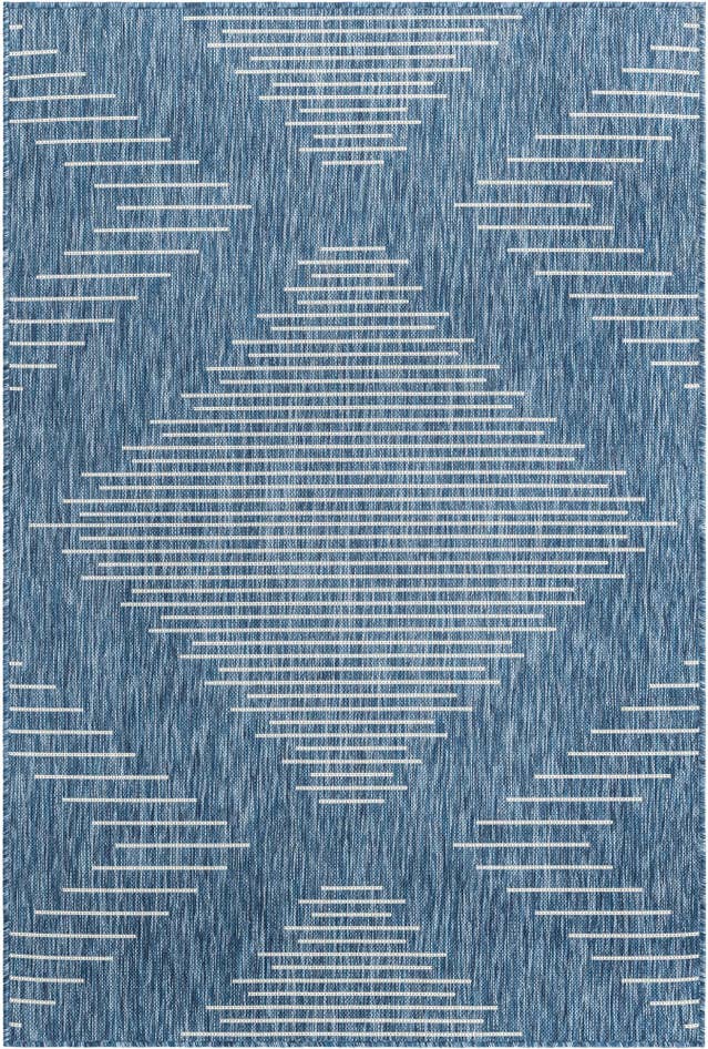 Detail image of 4' x 6' Easy-Clean Modern Indoor / Outdoor Rug