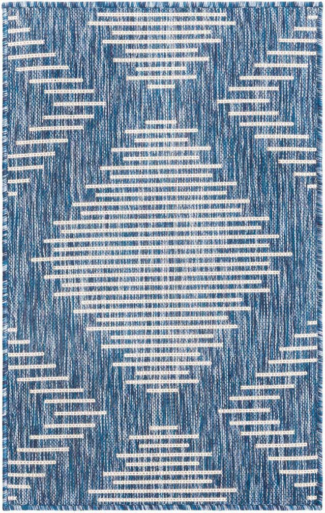 2' x 3' Easy-Clean Modern Indoor / Outdoor Rug