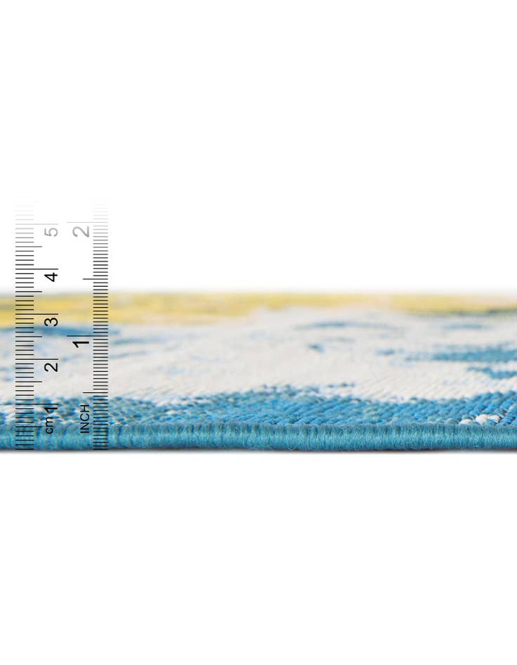 Detail image of 7' 10 x 10' Easy-Clean Modern Indoor / Outdoor Rug