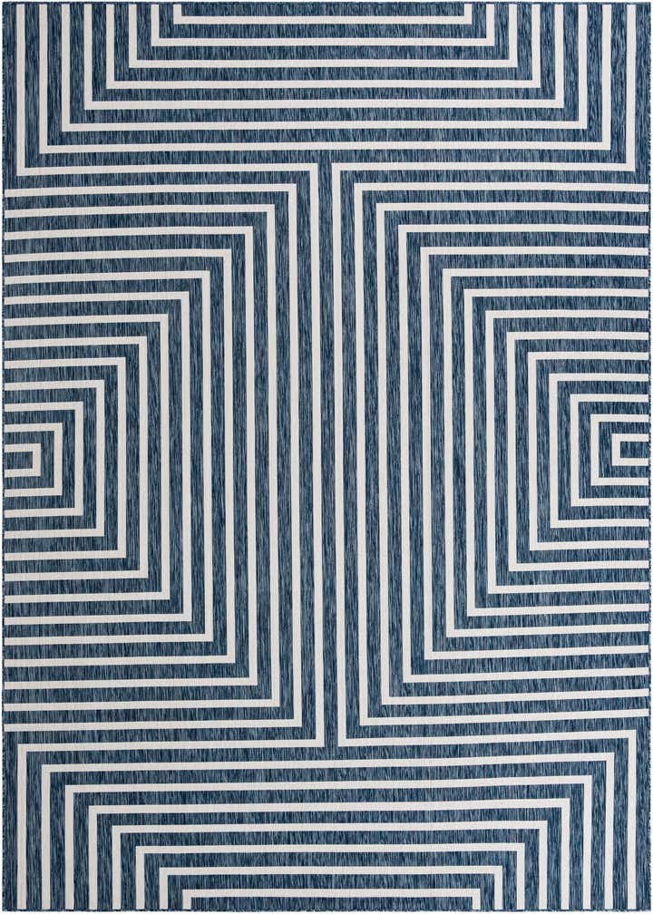 10' x 14' Easy-Clean Modern Indoor / Outdoor Rug