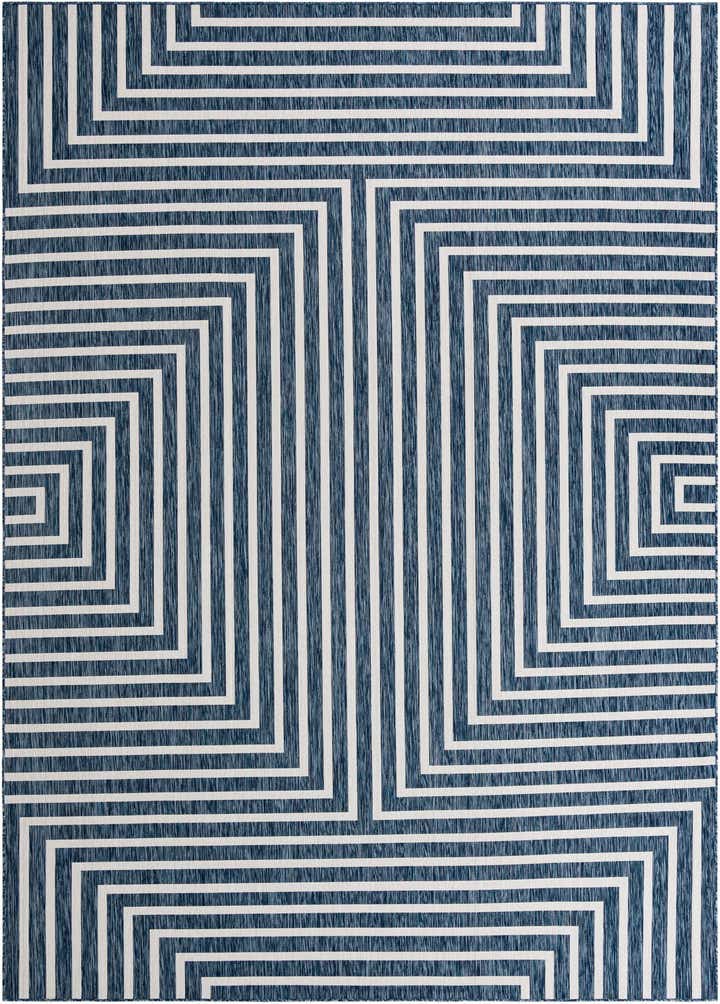 10' x 14' Easy-Clean Modern Indoor / Outdoor Rug