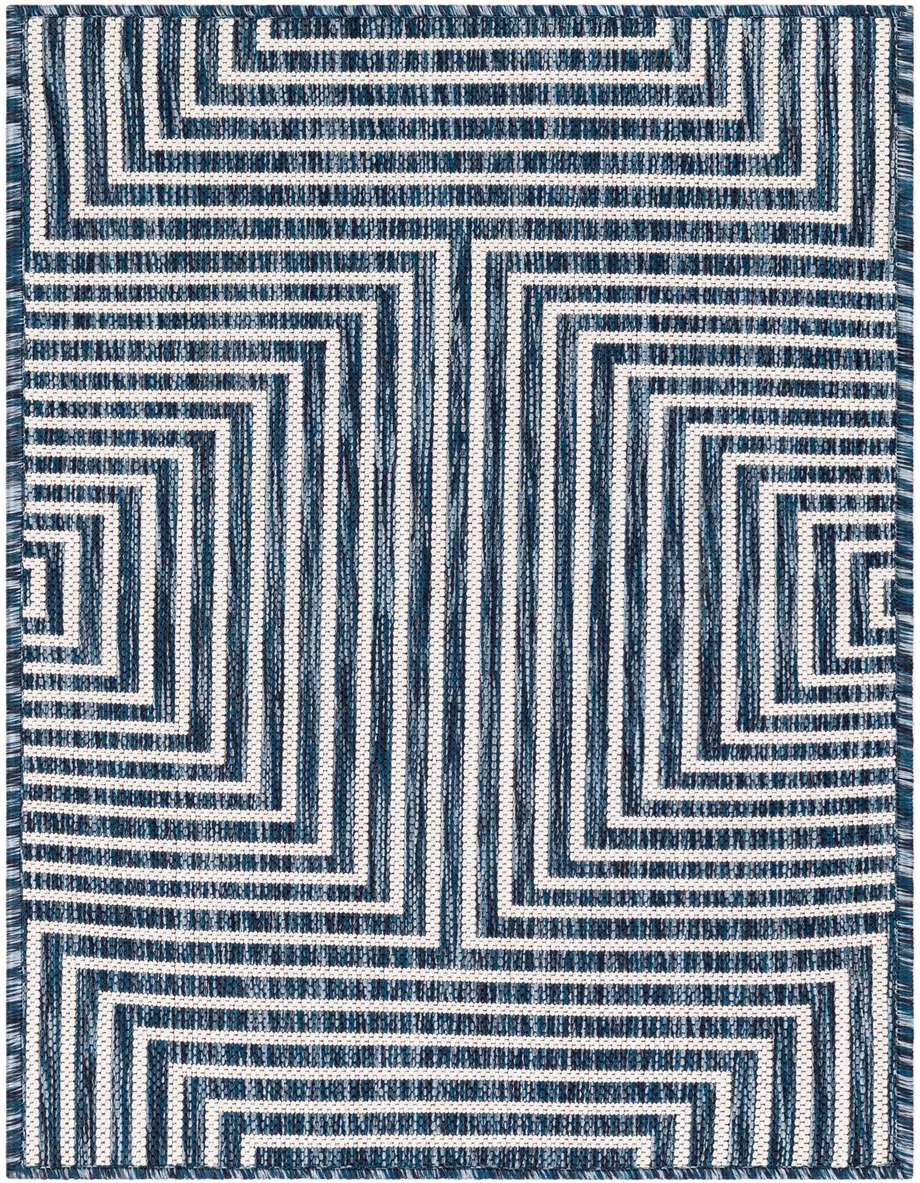 2' x 3' Easy-Clean Modern Indoor / Outdoor Rug