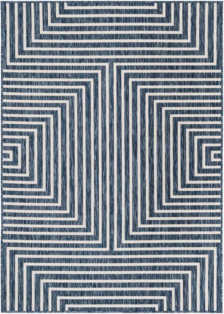 4' x 6' Easy-Clean Modern Indoor / Outdoor Rug