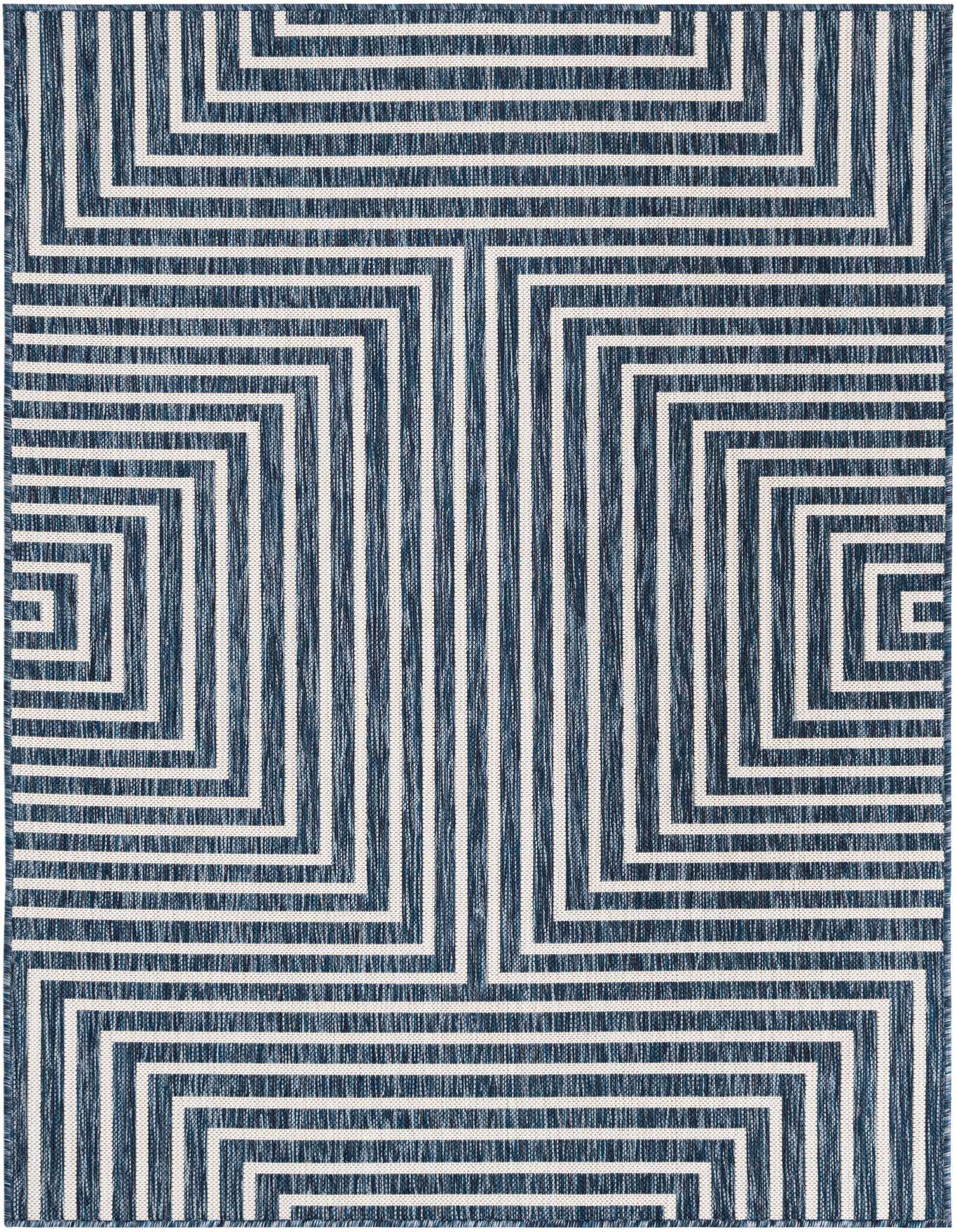 4' x 6' Easy-Clean Modern Indoor / Outdoor Rug