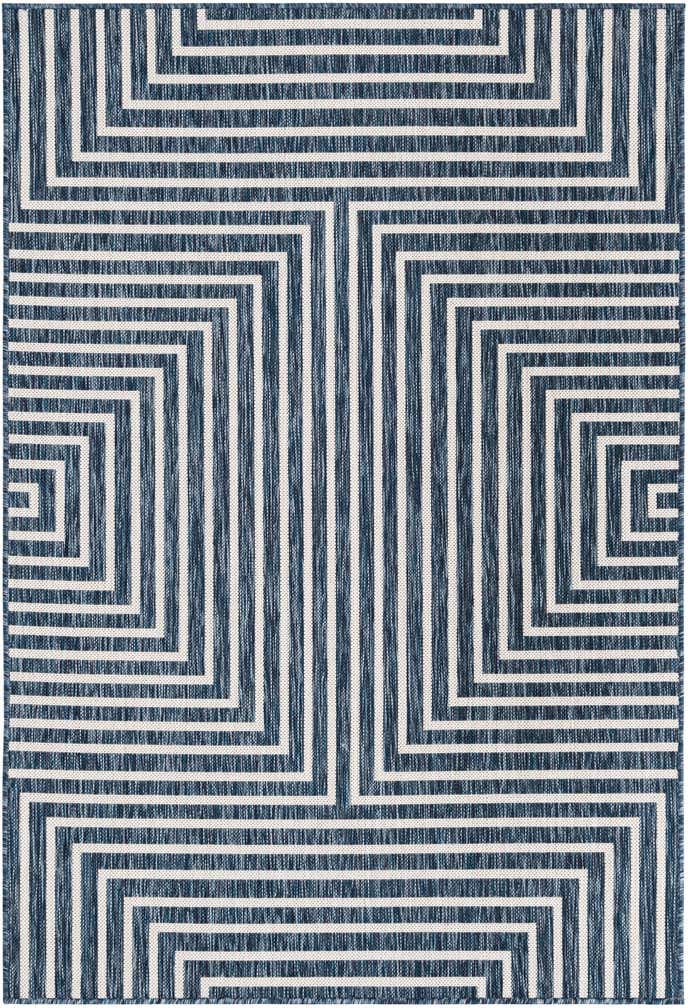 4' x 6' Easy-Clean Modern Indoor / Outdoor Rug