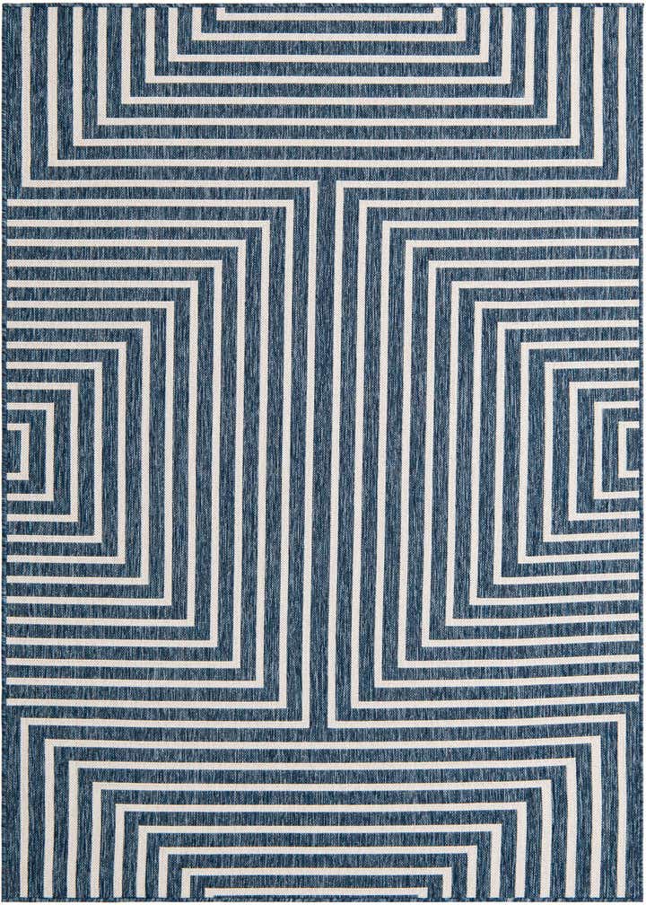 5' 3 x 8' Easy-Clean Modern Indoor / Outdoor Rug