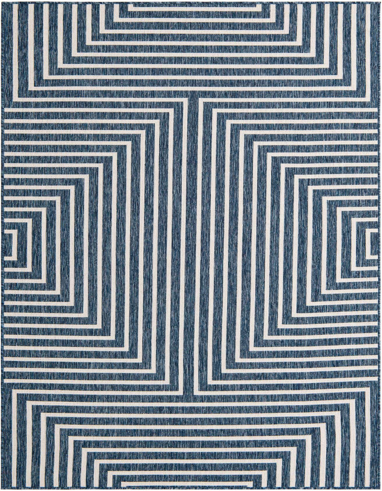 5' 3 x 8' Easy-Clean Modern Indoor / Outdoor Rug