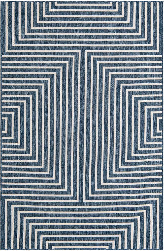 5' 3 x 8' Easy-Clean Modern Indoor / Outdoor Rug