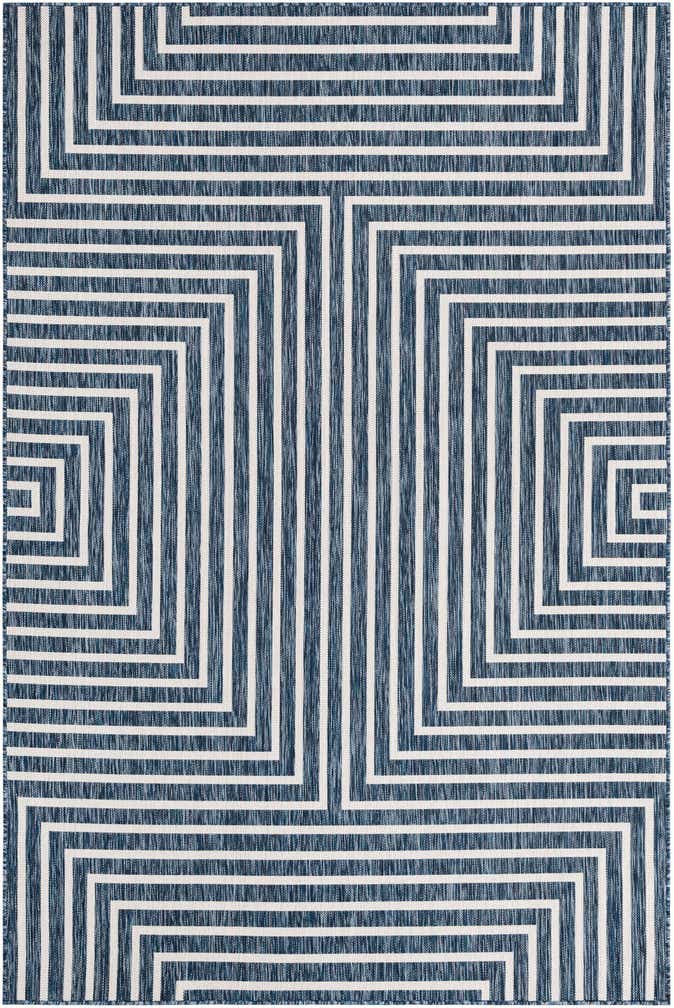 6' x 9' Easy-Clean Modern Indoor / Outdoor Rug