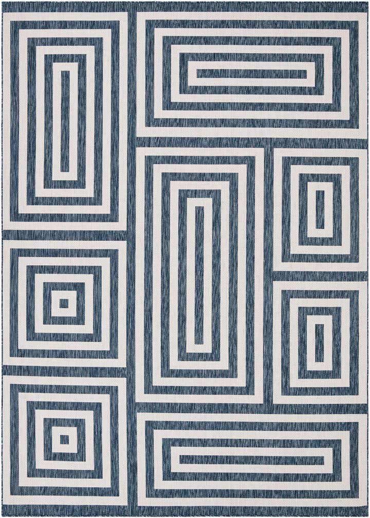 10' x 14' Easy-Clean Modern Indoor / Outdoor Rug