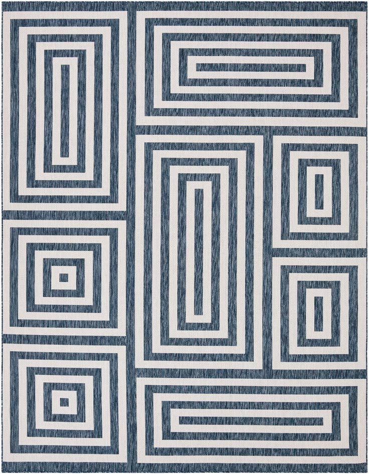 Detail image of 10' x 14' Easy-Clean Modern Indoor / Outdoor Rug