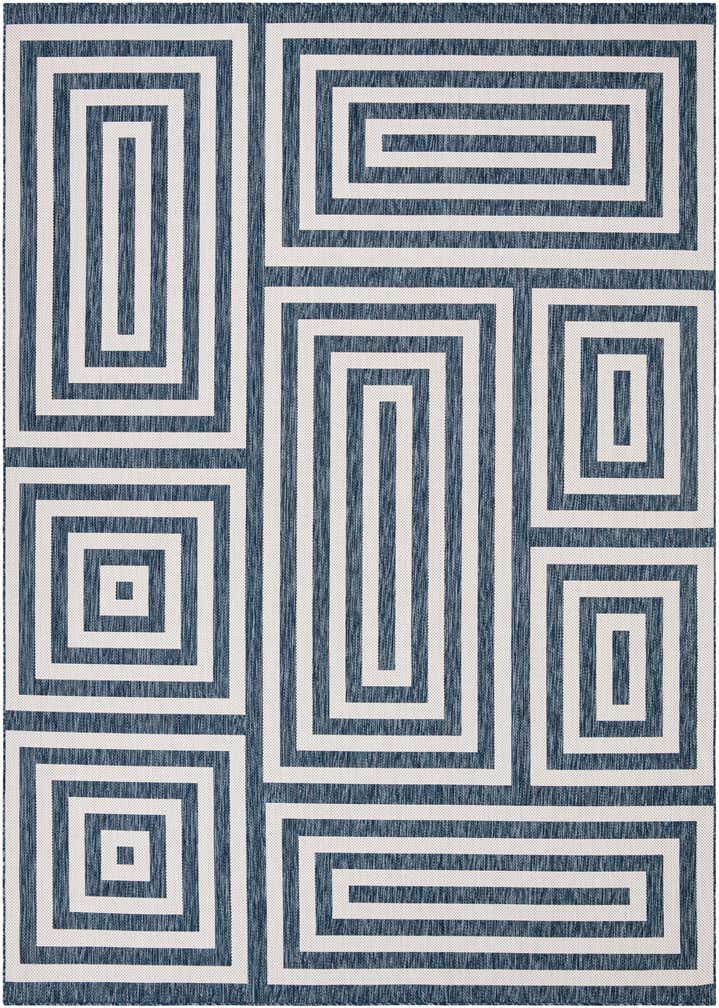 10' x 14' Easy-Clean Modern Indoor / Outdoor Rug