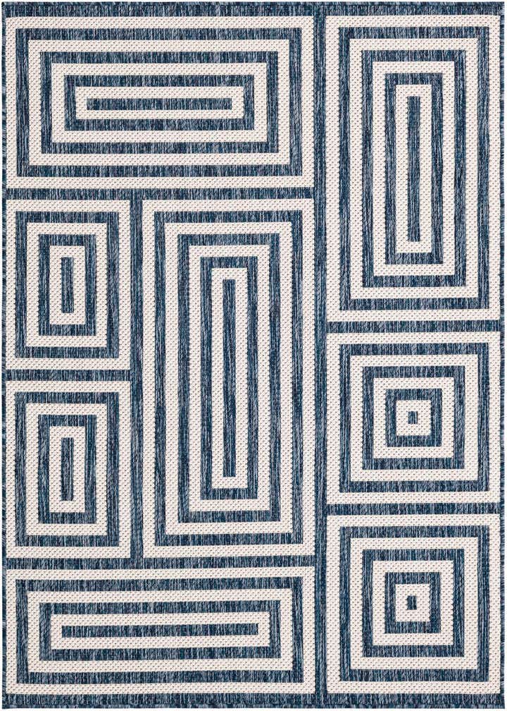 4' x 6' Easy-Clean Modern Indoor / Outdoor Rug