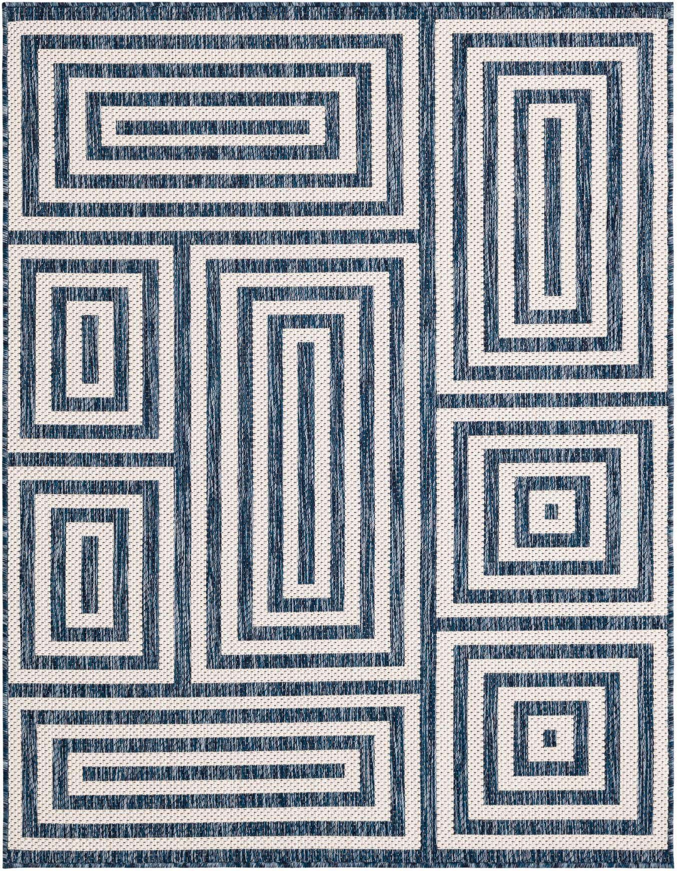 4' x 6' Easy-Clean Modern Indoor / Outdoor Rug
