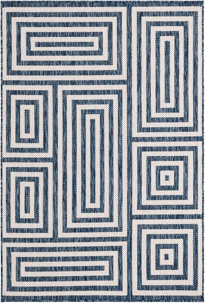 4' x 6' Easy-Clean Modern Indoor / Outdoor Rug