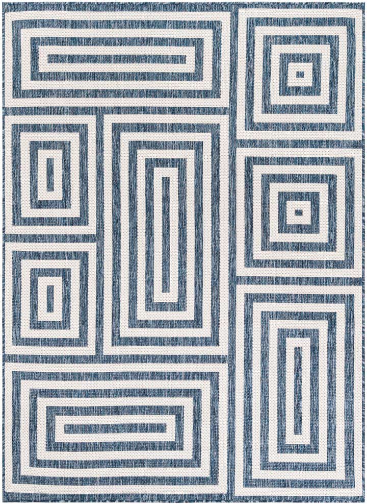 5' 3 x 7' Easy-Clean Modern Indoor / Outdoor Rug
