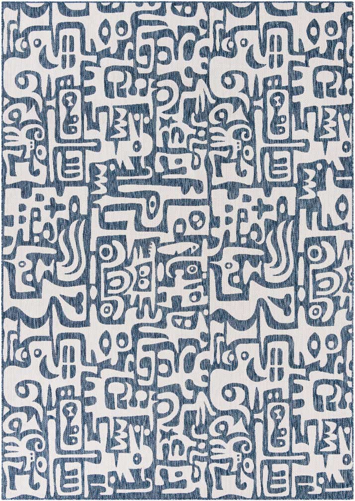 10' x 14' Easy-Clean Modern Indoor / Outdoor Rug
