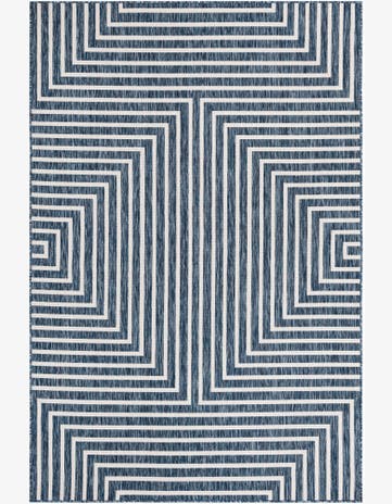 6' x 9' Easy-Clean Modern Indoor / Outdoor Rug