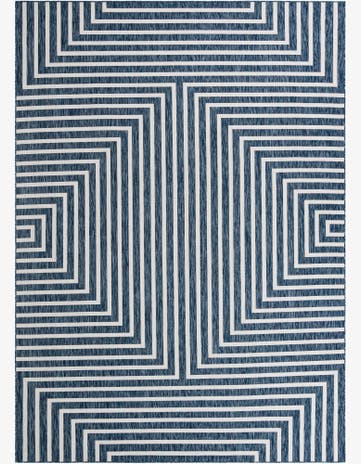 10' x 14' Easy-Clean Modern Indoor / Outdoor Rug