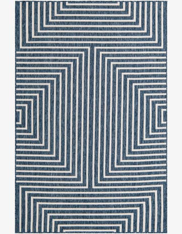 5' 3 x 8' Easy-Clean Modern Indoor / Outdoor Rug