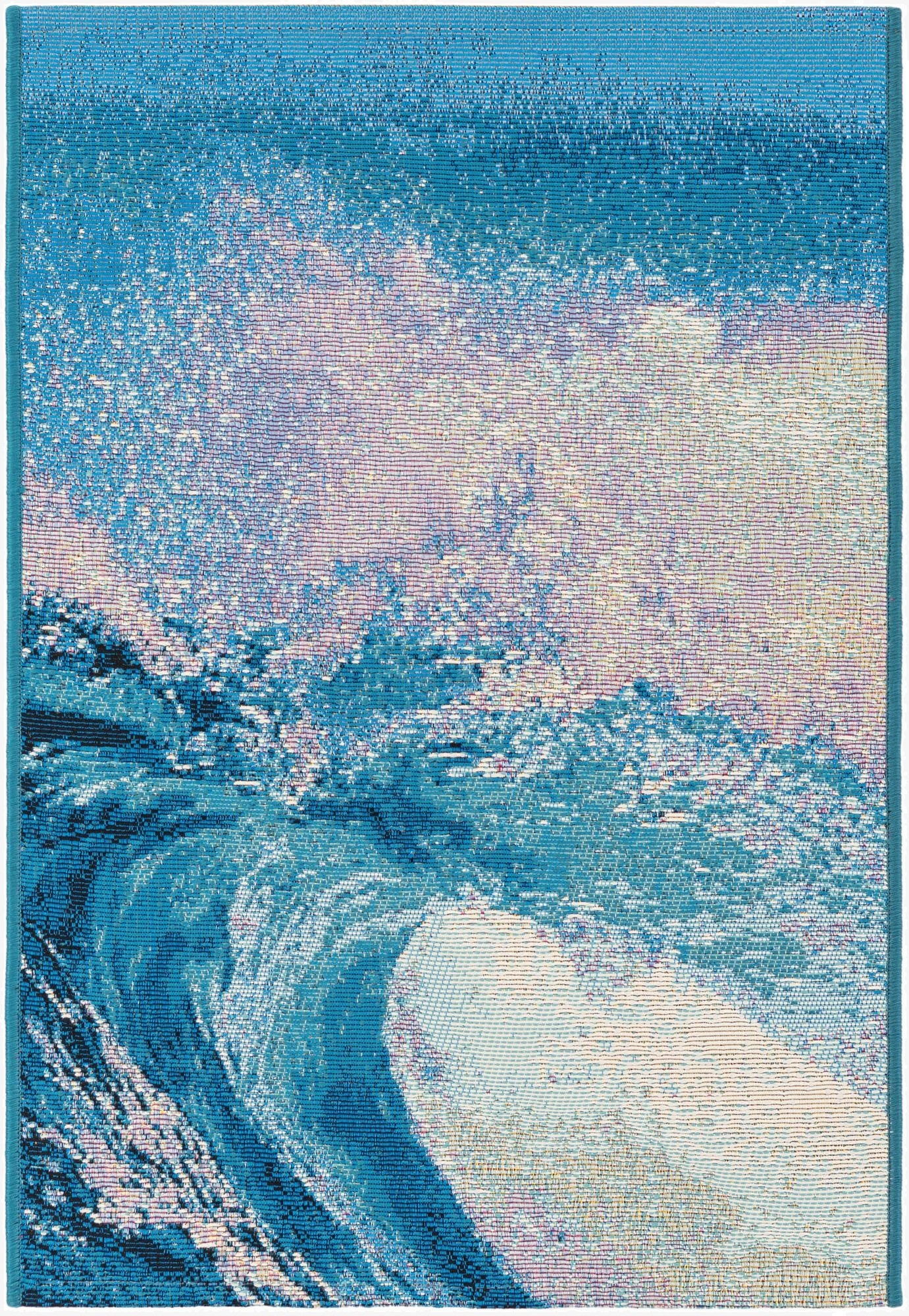 2' x 3' 1  Washable Modern Indoor / Outdoor Rug