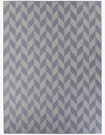 9' 2 x 12' 5 Easy-Clean Modern Indoor / Outdoor Rug