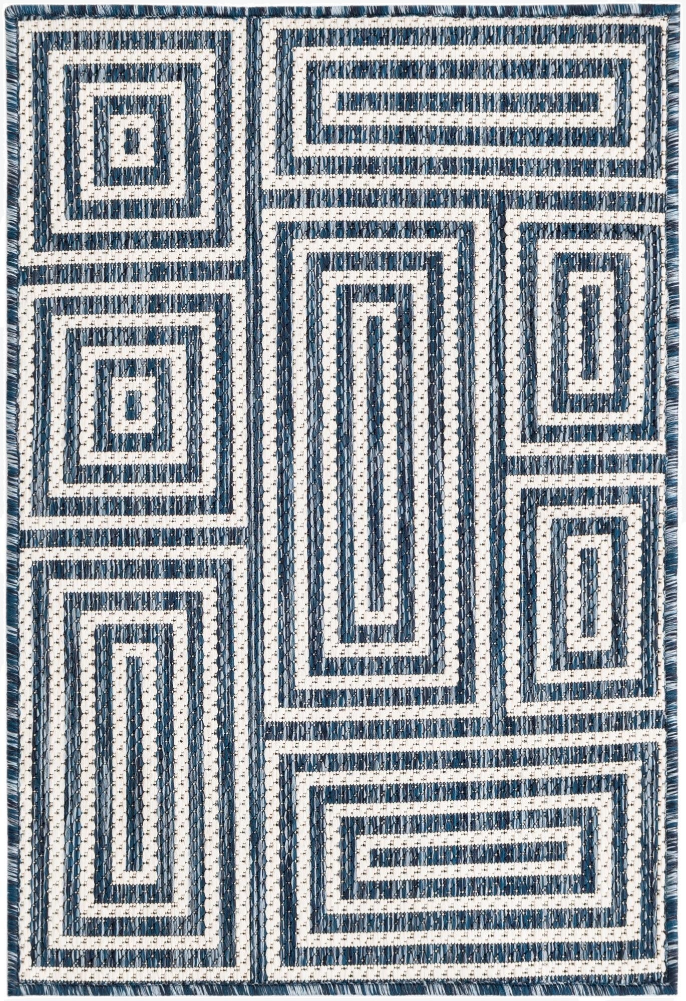 2' x 3'  Washable Modern Indoor / Outdoor Rug